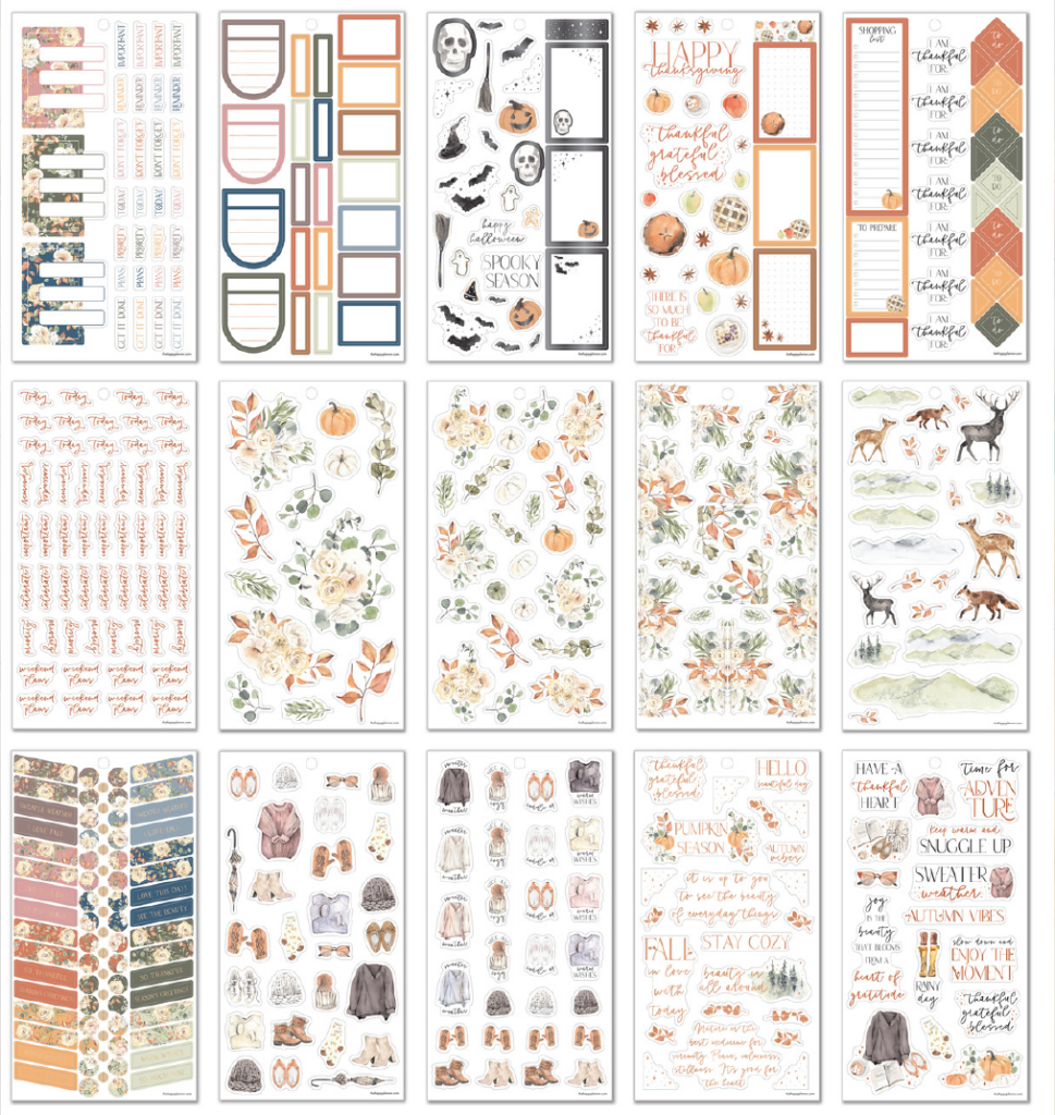 fall stickers 2