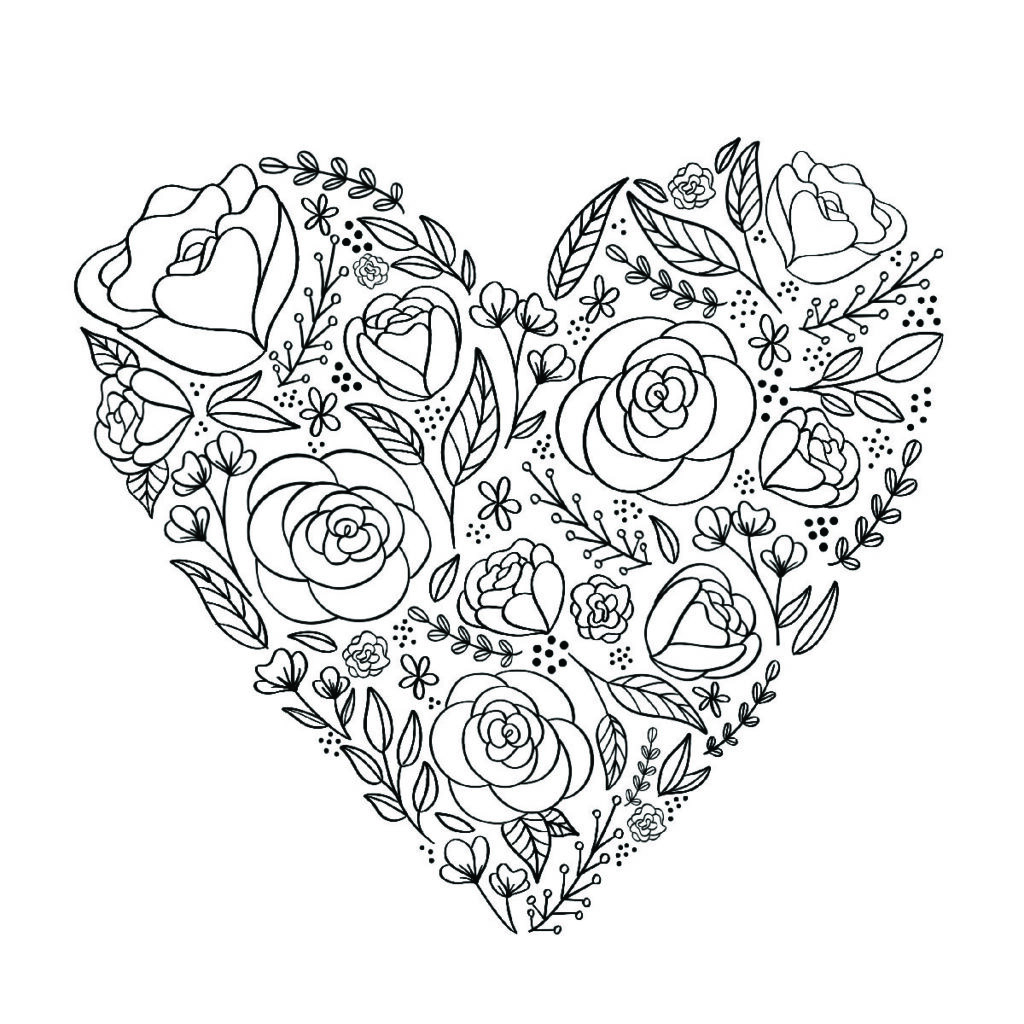 line art floral heart-01