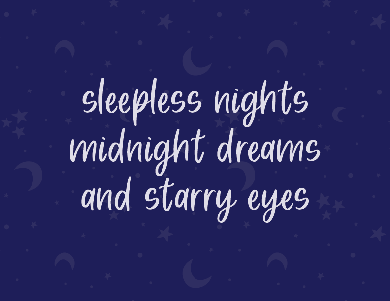 06 Summer Nights_Starry Pattern with quote-01